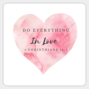 Inspirational Bible Verse 1 Corinthians 16 1 Sticker